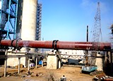 Four rotatif à ciment en production sèche